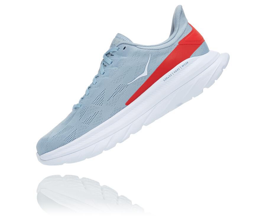 Chaussure Running Hoka One One Mach 4 Homme - Bleu/Blanche - TQX-741589